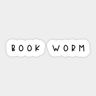 Bookworm Book Lover 2 Sticker